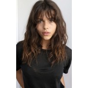 model black hair fringe bangs - My photos - 
