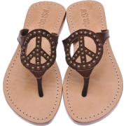 mystique peace sign flip flop - Japanke - 