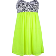 Neon Green Dress - Dresses - 