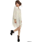 LOVE GIRLS MARKET(ラブガールズマーケット)BIGホワイトシャツワンピース - Dresses - ¥6,930  ~ $61.57