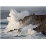 ocean waves against the rocks - 自然 - 