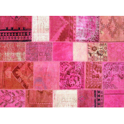 Patchwork Vintage Carpet Pink - Sfondo - 