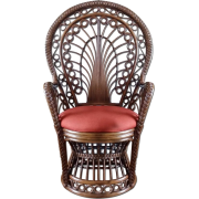 peacock rattan chair - Uncategorized - 