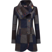 plaid coat1 - Jacken und Mäntel - 