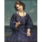 pre 1930s Thomas Edwin MOSTYN painting - Illustrations - 