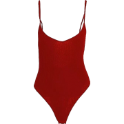 print large halter straps bodysuit - Комбинезоны - $19.99  ~ 17.17€