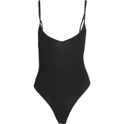 print large halter straps bodysuit - Комбинезоны - $19.99  ~ 17.17€