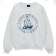 pull and bear printed sweater - Пуловер - 