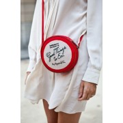 Red-round-purse - Myファッションスナップ - 