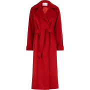 red Max Mara belted coat - Jaquetas e casacos - 