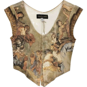 roberto cavalli top - Shirts - kurz - 