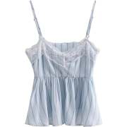 ruffled wild halter top vest - Košulje - kratke - $23.99  ~ 152,40kn