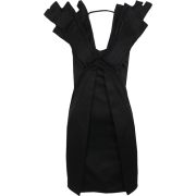 black dress - Kleider - 