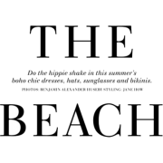 the beach - Texts - 