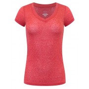 savoir faire Short Sleeve Melange V-Neck T-Shirt - Shirts - $12.00 