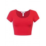 savoir faire Short Sleeve Scoopneck Crop Top - Shirts - $12.00  ~ £9.12