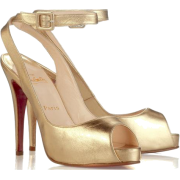 Shoes Shoes Gold - Sapatos - 