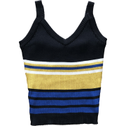 striped v-neck vest with suspenders - Košulje - kratke - $25.99  ~ 165,10kn