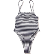 stripes adjustable strap Bodysuit - Overall - $25.99 