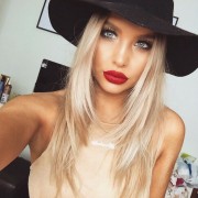 summer makeup idea red lips - Minhas fotos - 