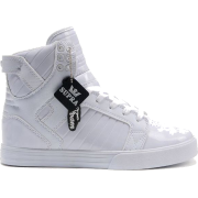 Supra Skytop All White Patent  - Klassische Schuhe - 