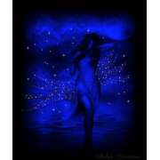 Blue glitter - Background - 