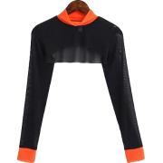 turtleneck long sleeve hit color T shirt - Košulje - kratke - $19.99  ~ 126,99kn