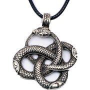 twist snake necklace - Ogrlice - 