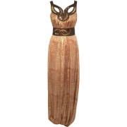 Verr Dresses Gold - 连衣裙 - 