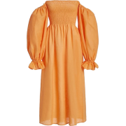 vestido naranja - Платья - 