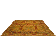 Gold Persian Rug - イラスト - 