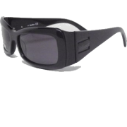 MAX MARA SUNGLASSES WOMEN Rectangular BLACK SMOKE MM 945/S 807 Y1 - Sončna očala - $250.00  ~ 214.72€