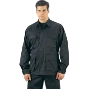 Military Black Ultra Force BDU Shirt - Jacket - coats - $22.05 