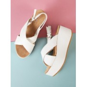 #wedge #white #slingback #shein - My look - 