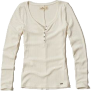 white henley - Рубашки - длинные - 
