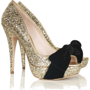 Zlatno-crne Salonke Shoes - Scarpe - 