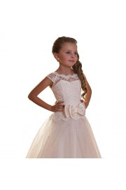 Abaowedding Ball Gown Lace up Flower First Communion Girl Dresses - Il mio sguardo - $43.00  ~ 36.93€