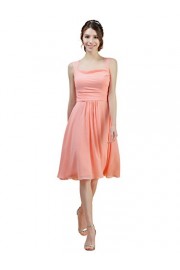 Alicepub Short Bridesmaid Dress Square Neck Evening Party Prom Gown for Women - My look - $139.99 