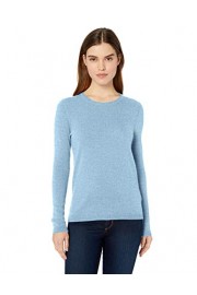 Amazon Brand - Lark & Ro Women's Crewneck Pullover Cashmere Sweater - O meu olhar - $82.44  ~ 70.81€