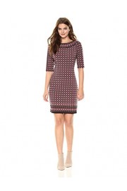 Amazon Brand - Lark & Ro Women's Half Sleeve Shift Dress - My时装实拍 - $39.00  ~ ¥261.31