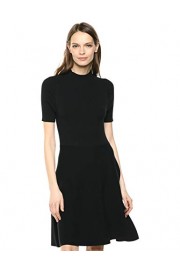 Amazon Brand - Lark & Ro Women's Matisse Half Sleeve Funnel Neck Cut Out Dress - Myファッションスナップ - $49.00  ~ ¥5,515