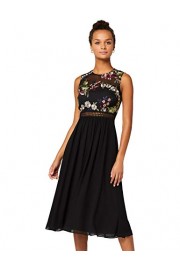 Amazon Brand - Truth & Fable Women's Lace Trim Bridesmaid Midi Dress - Moj look - $62.01  ~ 393,92kn