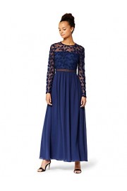 Amazon Brand - Truth & Fable Women's Maxi Lace Embroidery A-line Dress - Il mio sguardo - $74.59  ~ 64.06€