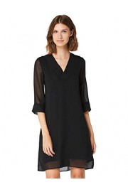 Amazon Brand - Truth & Fable Women's Midi Chiffon A-Line Dress - Il mio sguardo - $55.00  ~ 47.24€