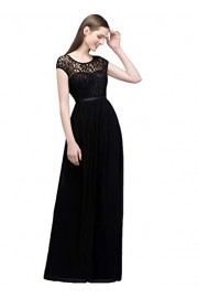 Babyonline Women Lace Chiffon Formal Evening Wedding Party A-Line Maxi Dress - My look - $27.99 