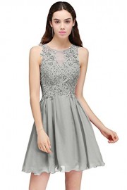Babyonlinedress Juniors Lace Appliques A Line Short Quinceanera Homecoming Cocktail Dresses - My look - $59.99  ~ £45.59
