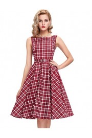 Belle Poque Belted 1950s Vintage Retro Swing Dress 2017 New Homecoming Dress BP02 - Moj look - $19.88  ~ 17.07€