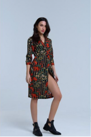 Black Floral  Dresses - Moj look - $83.00  ~ 71.29€