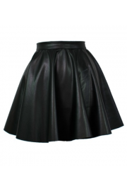 Black Leather Skirt - Моя внешность - 