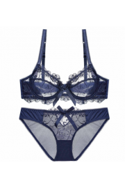 Blue Transparent Underwear set - Myファッションスナップ - 